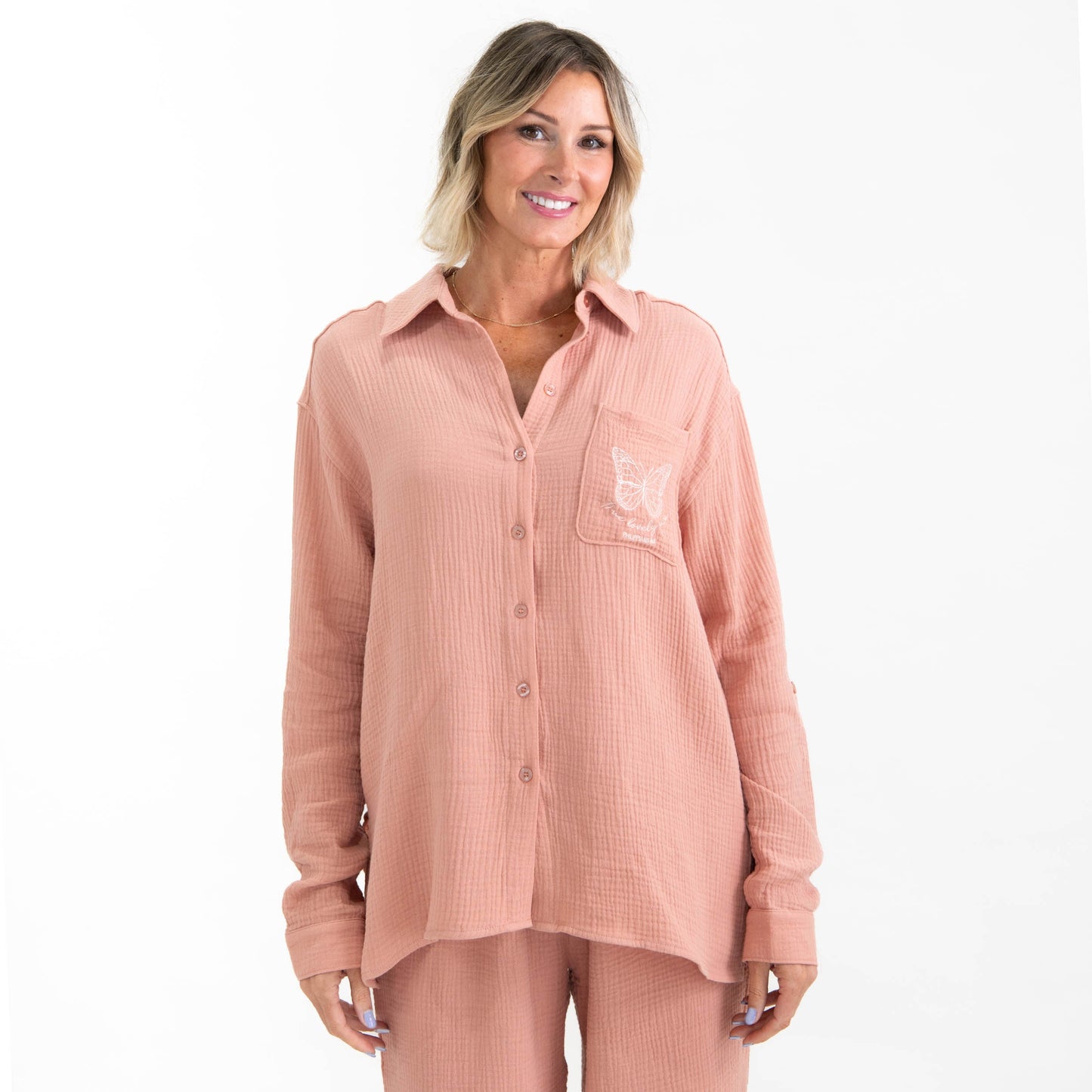 True Lovely Pure Cotton Gauze Shirt