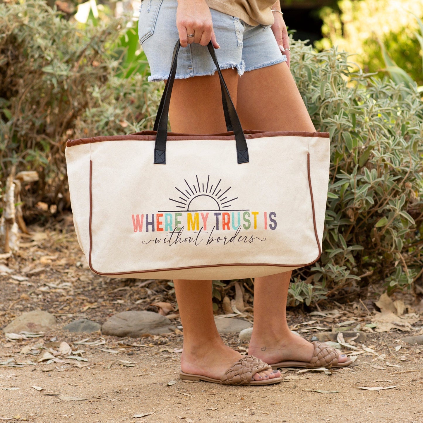 Spirit Lead Me Canvas Tote Bag