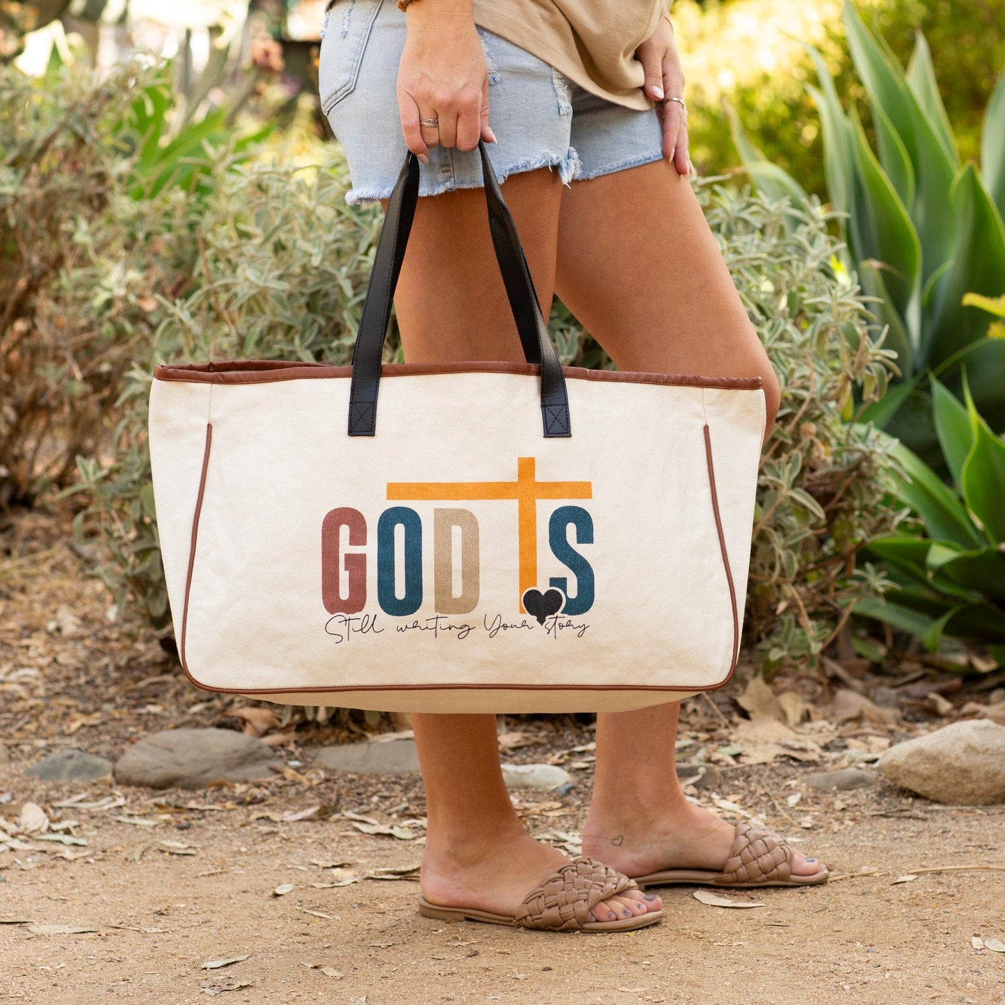 God Is Canvas Tote Bag