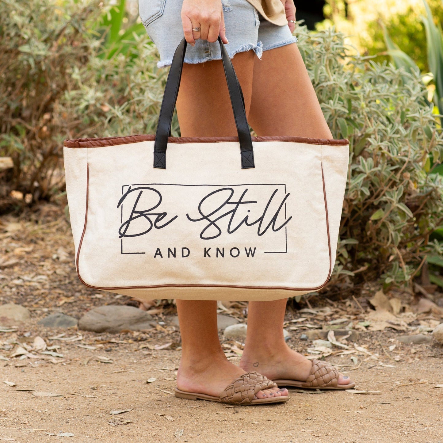 Be Still Canvas Tote Bag