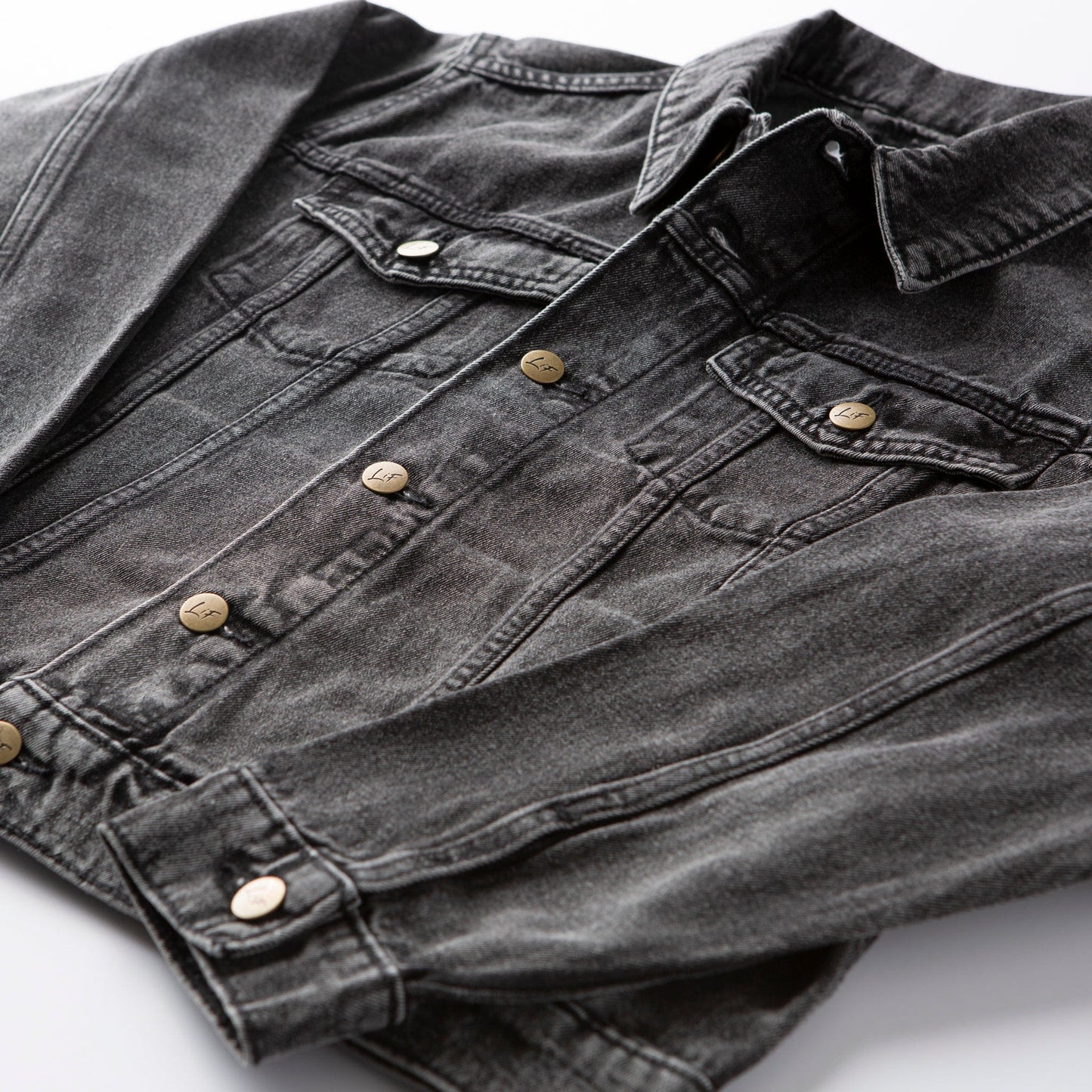 Vintage Washed Love Like Jesus Denim Jacket