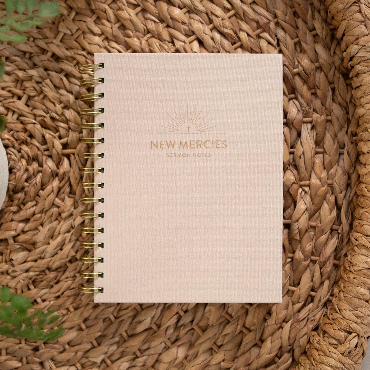 Linen New Mercies Sermon Notes and Journal