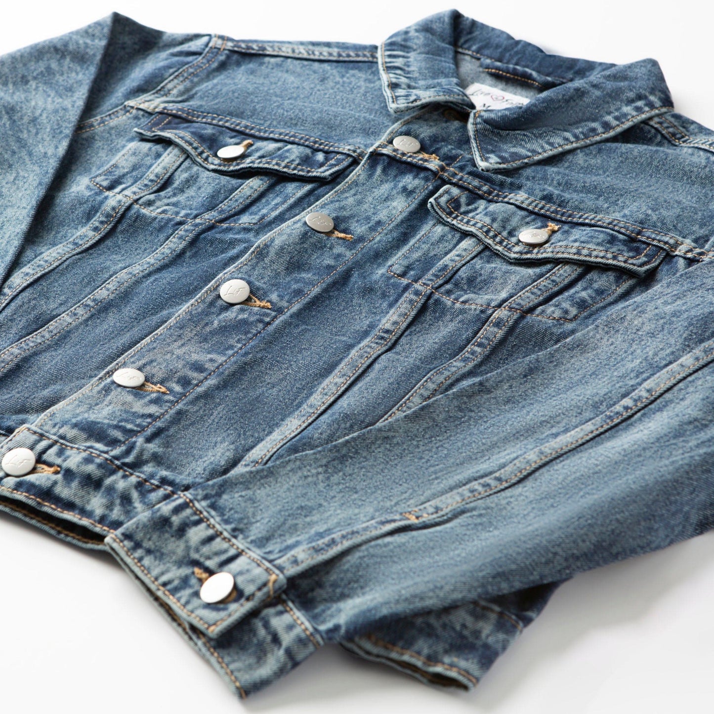Vintage Washed Faith Denim Jacket