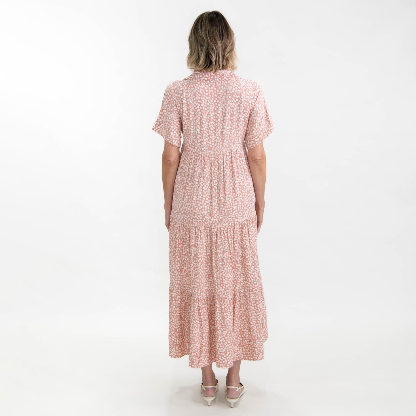 Faith Hope Love Ditsy Floral Print Dress