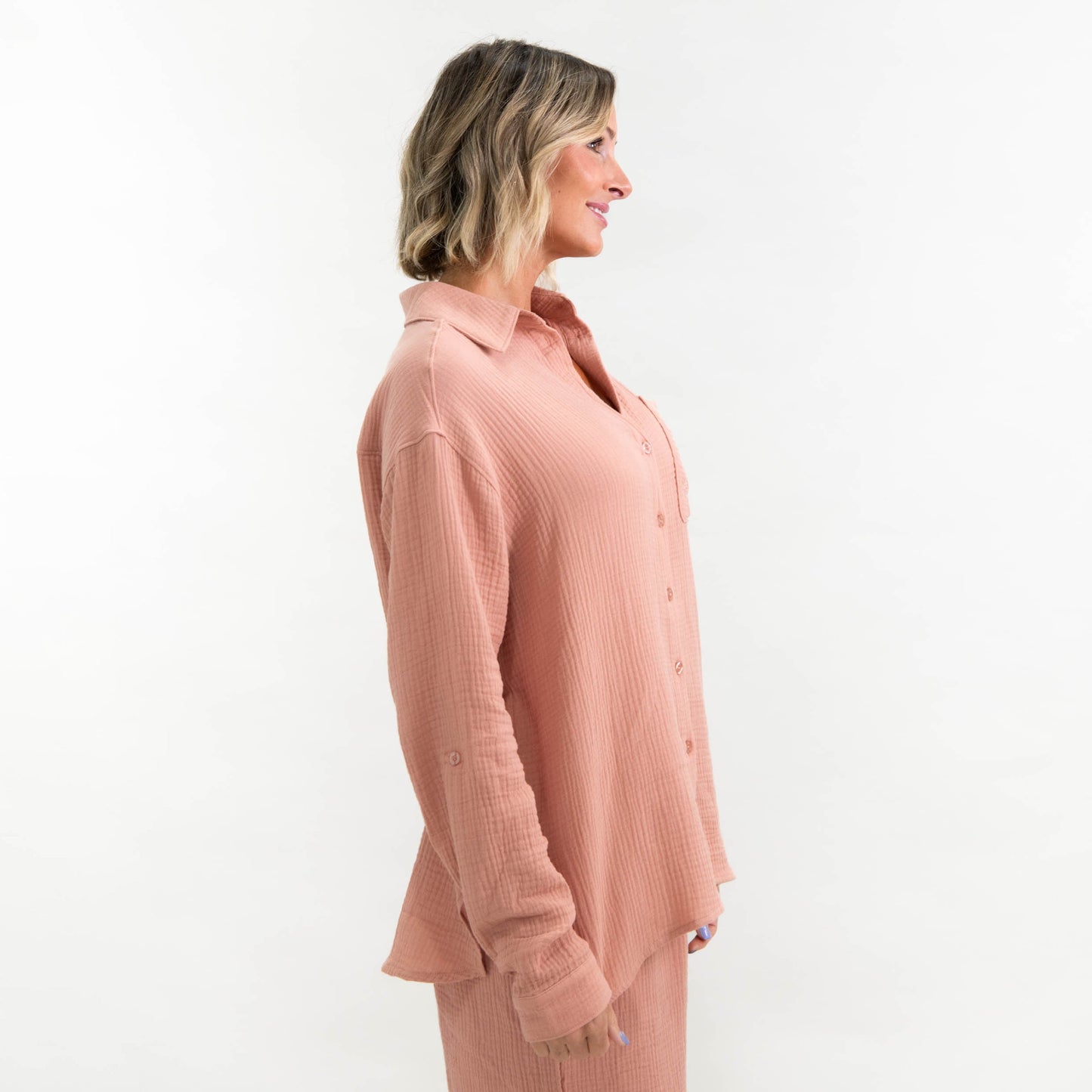 True Lovely Pure Cotton Gauze Shirt