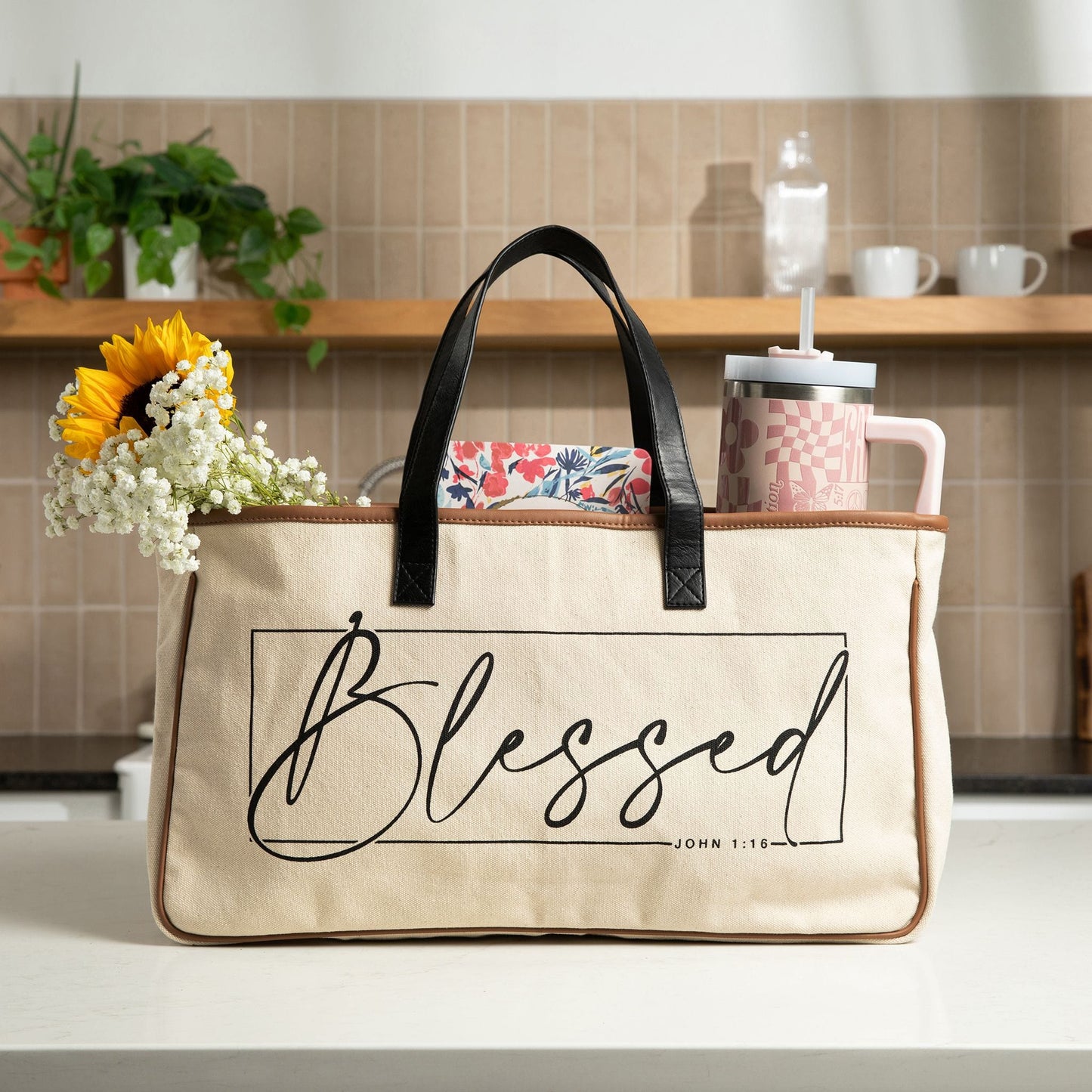 Blessed Canvas Tote Bag