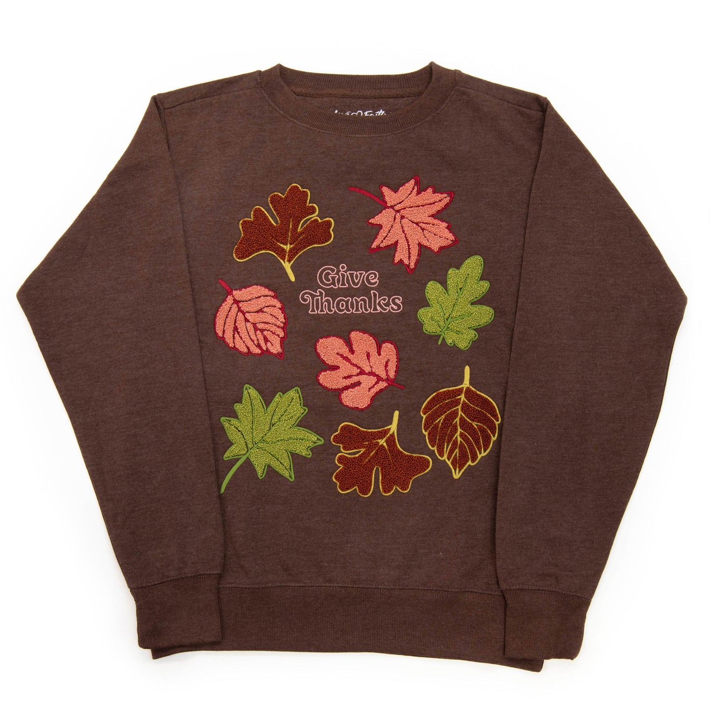Embellished Give Thanks Sweatshirt