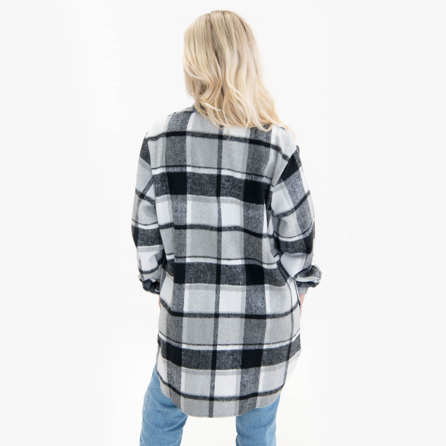 Be Still and Know Plaid Shacket