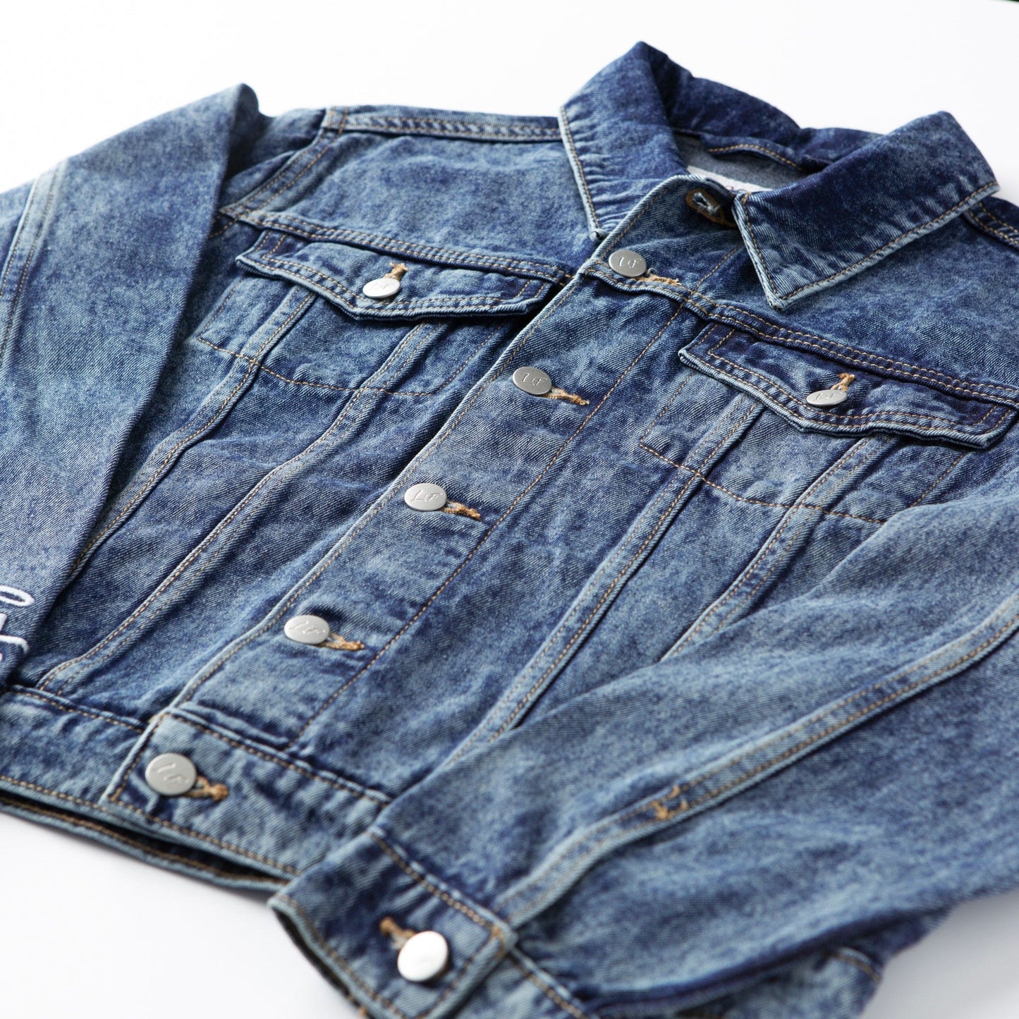 Vintage Washed Faith Denim Jacket