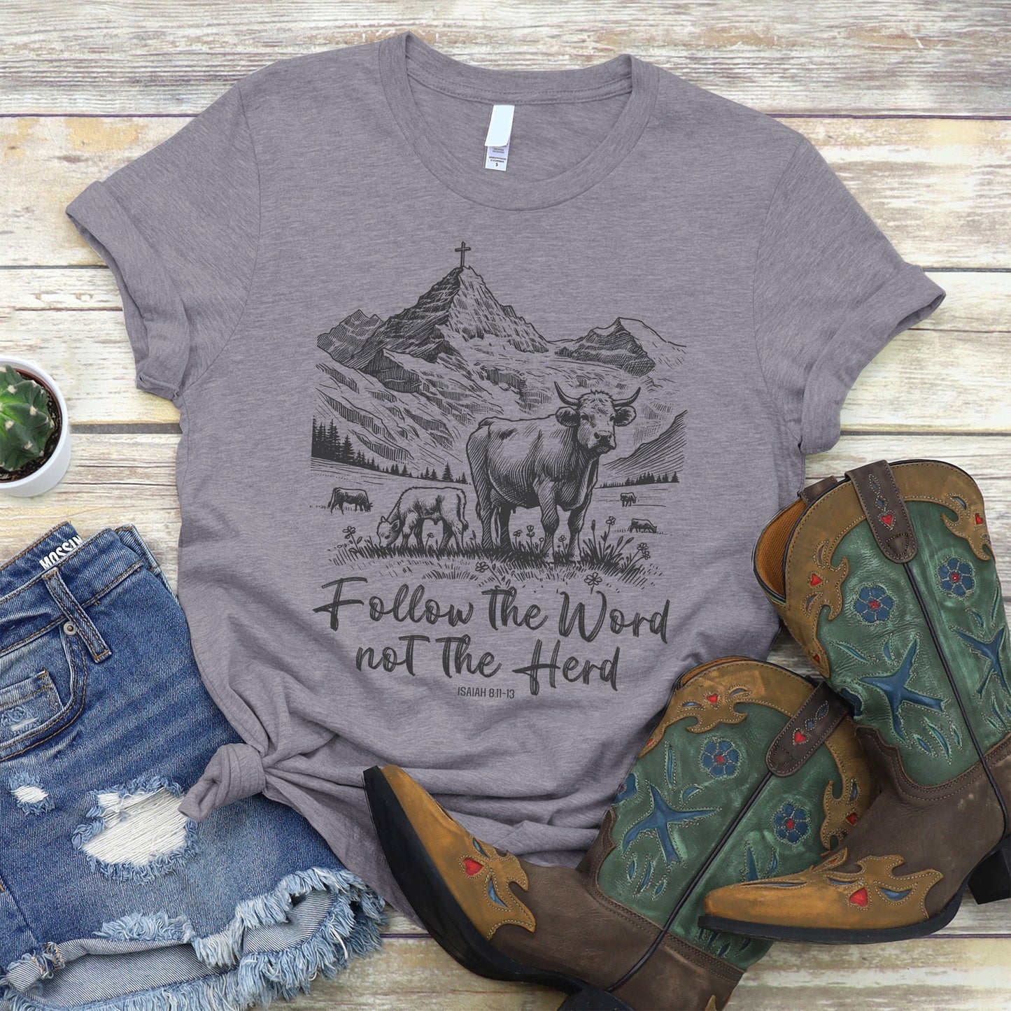 Follow The Word Not The Herd Tee
