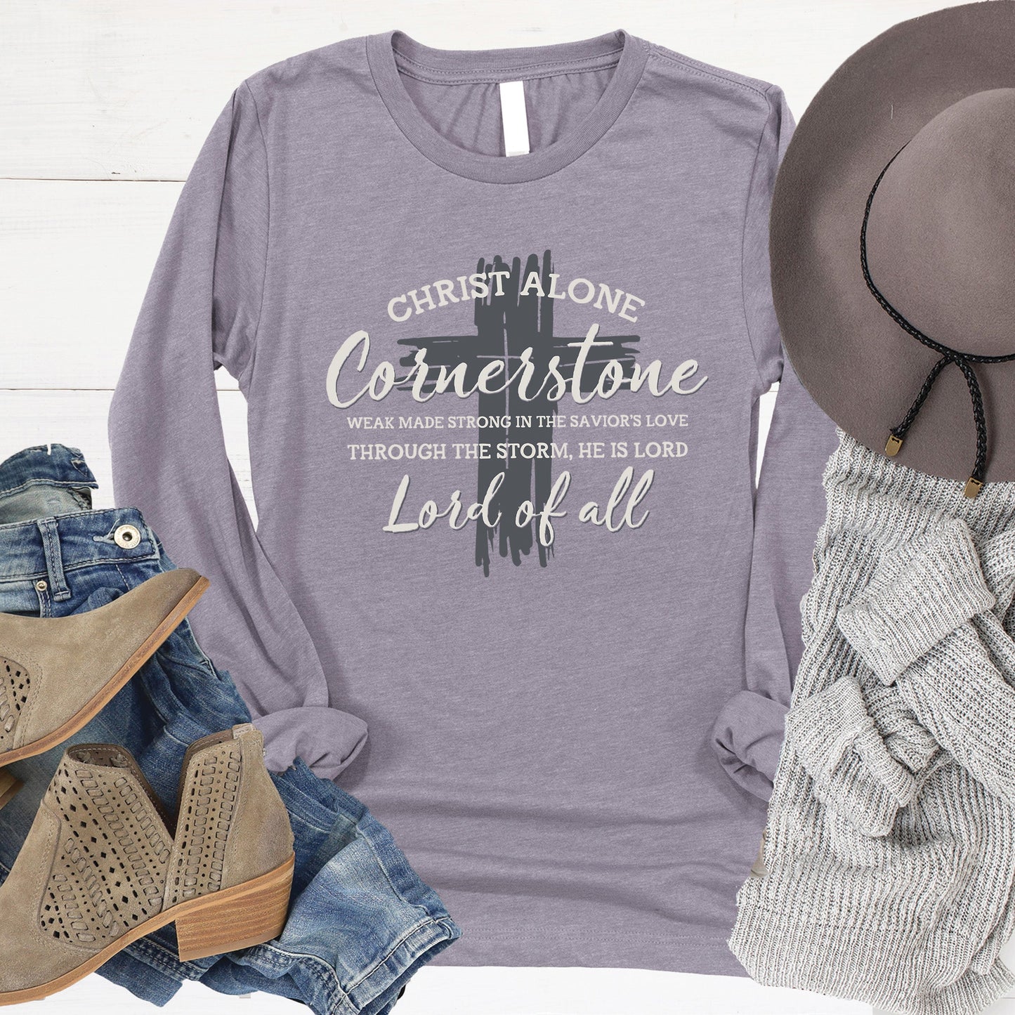 Cornerstone Long Sleeve - Heather Storm - 20