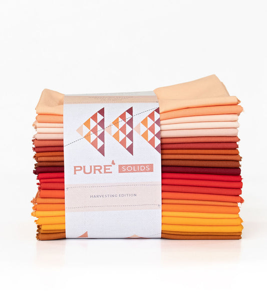 Art Gallery Fabrics Harvesting 22Pc Pure Solids Cotton Fabric Quarter Bundle