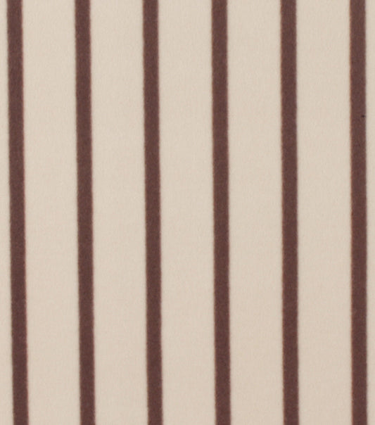 Light Brown Stripe Blizzard Prints Fleece Fabric