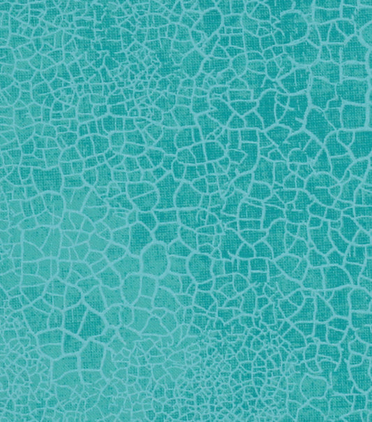 Blue Turquoise Snake Blender Quilt Cotton Fabric by Keepsake Calico