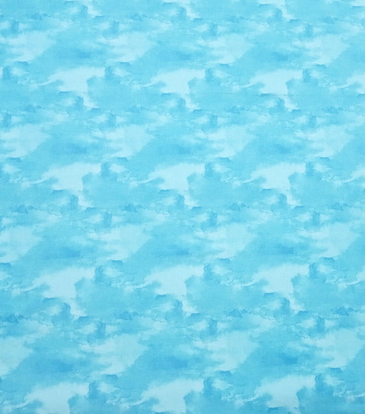 Blue Watercolor Cotton Fabric by Keepsake Calico