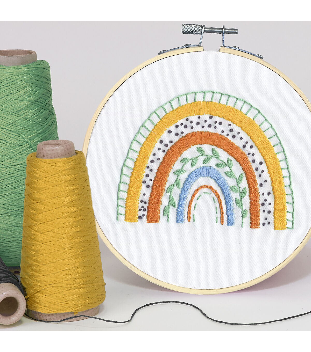 Dimensions Rainbow Embroidery Kit 6  Hoop