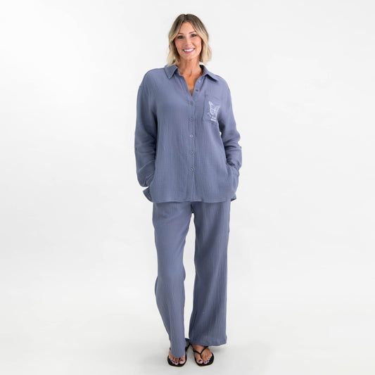 Wonderfully Made Cotton Gauze Pants