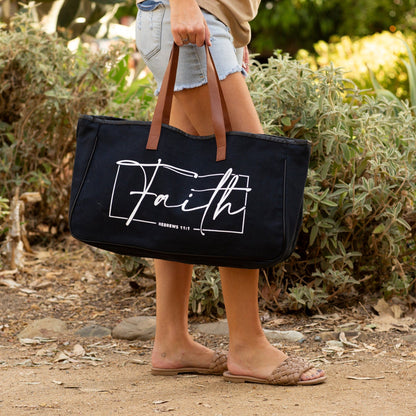Faith Canvas Tote Bag