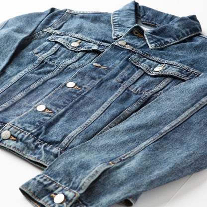 Vintage Washed Created With A Purpose Denim Jacket