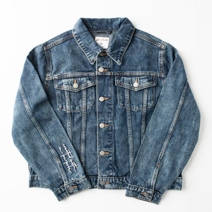 Vintage Washed Created With A Purpose Denim Jacket