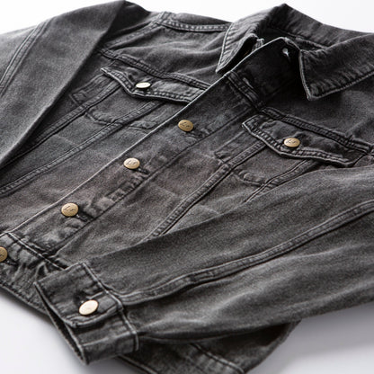 Vintage Washed Love Like Jesus Denim Jacket
