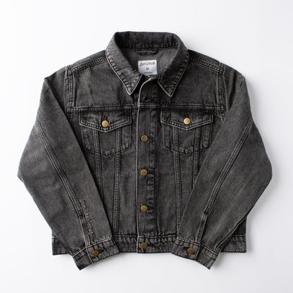 Vintage Washed Love Like Jesus Denim Jacket