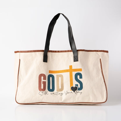 God Is Canvas Tote Bag