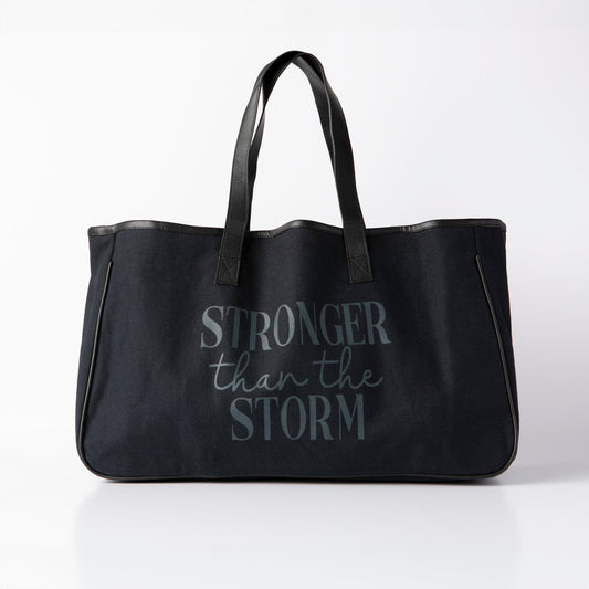 Stronger than the Storm Canvas Tote Bag