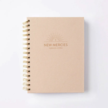 Linen New Mercies Sermon Notes and Journal