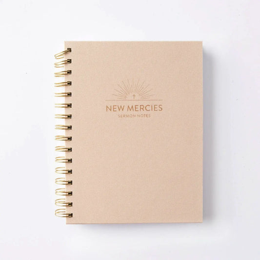 Linen New Mercies Sermon Notes and Journal