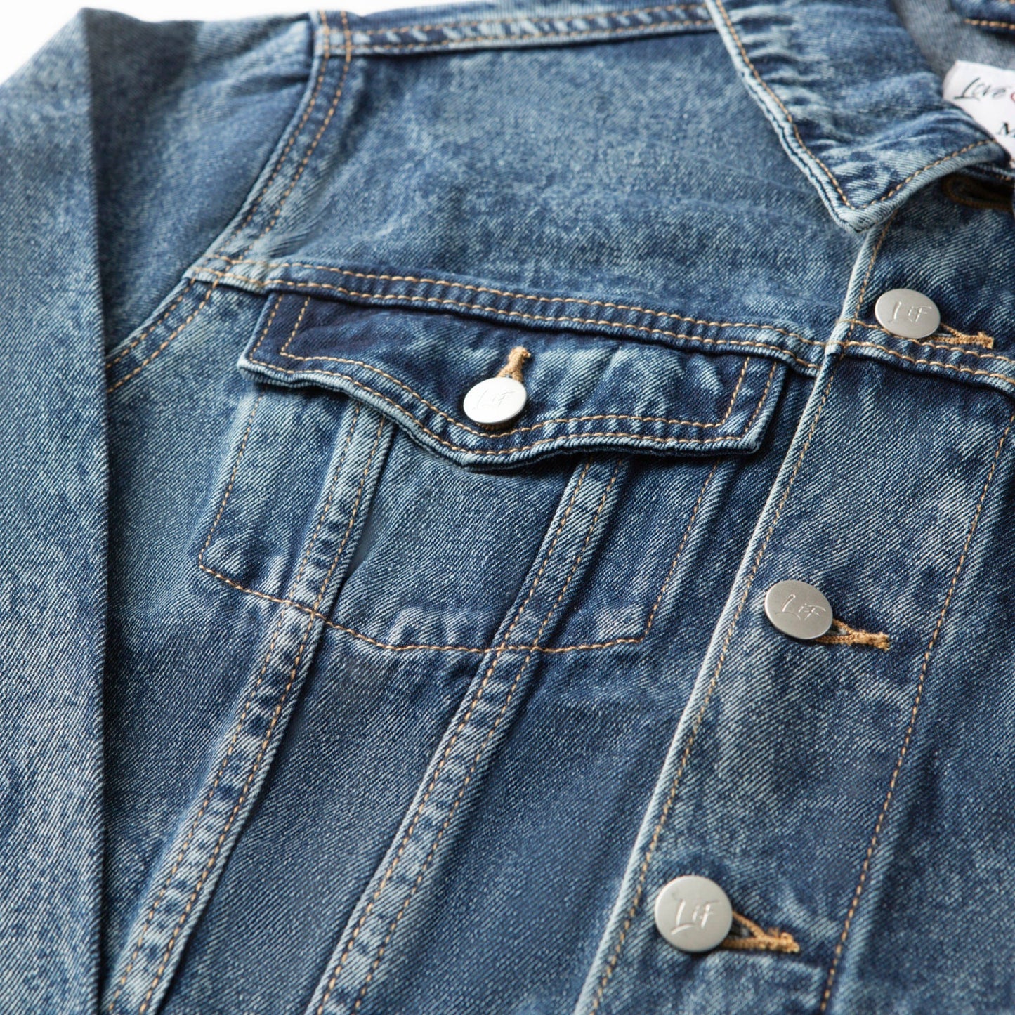 Vintage Washed Faith Denim Jacket
