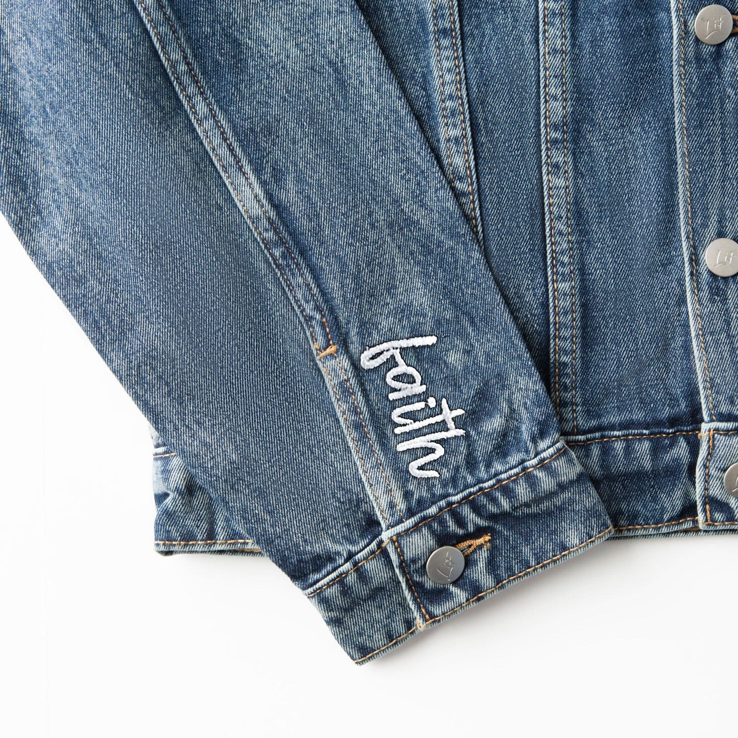 Vintage Washed Faith Denim Jacket