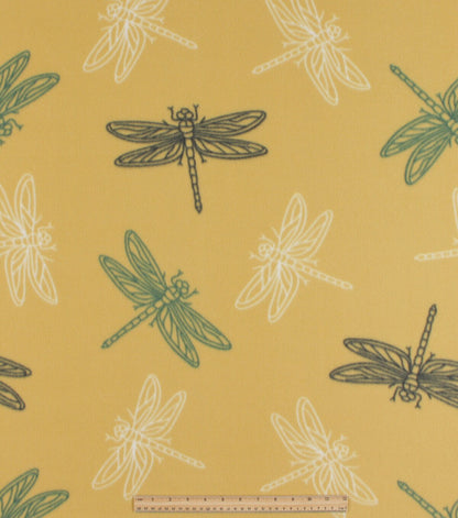 Dragonfly Blizzard Fleece Fabric