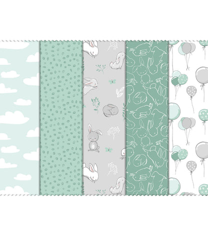 Cottontail 10 Cotton Fabric Shapes
