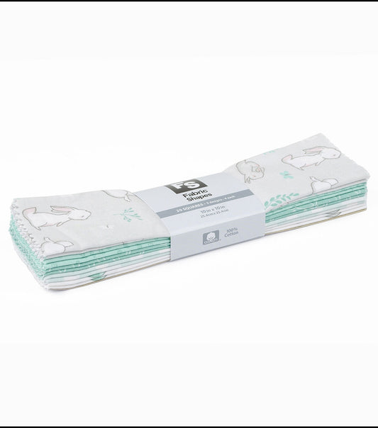 Cottontail 10 Cotton Fabric Shapes