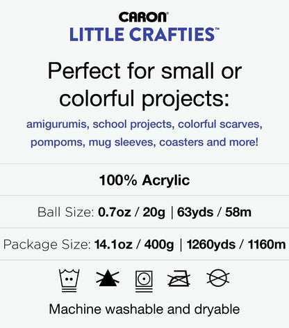 Caron Little Crafties Yarn 20pk