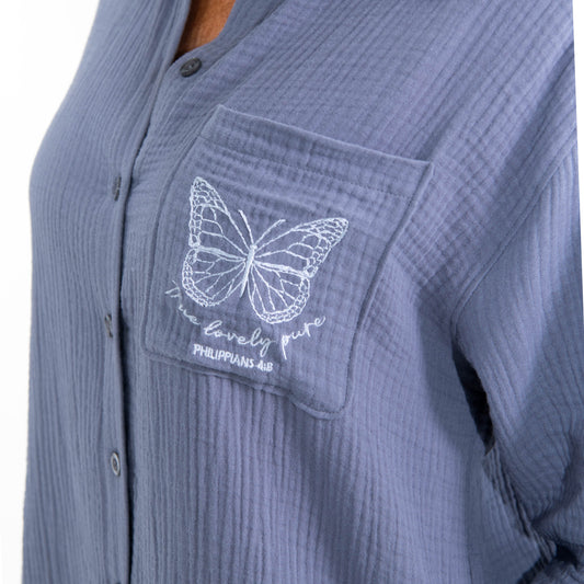 True Lovely Pure Cotton Gauze Shirt