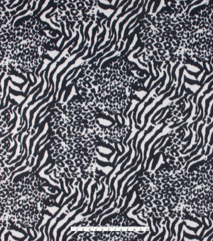 Multi Animal Blizzard Fleece Fabric
