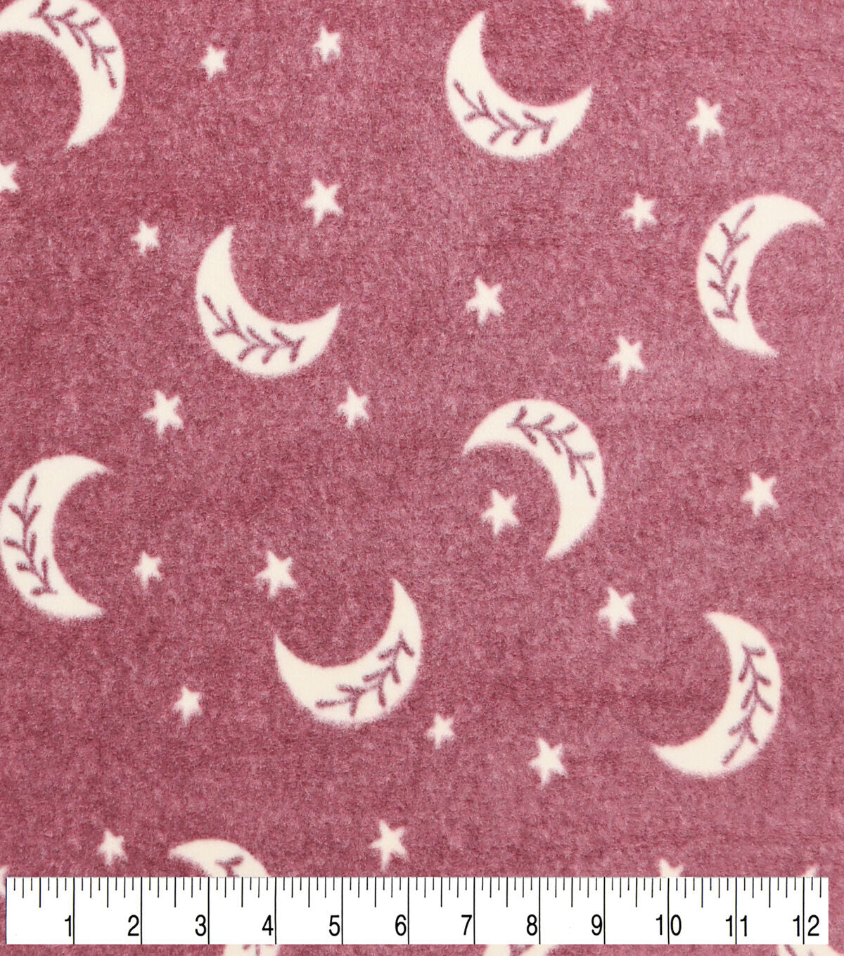 Celestial Moon Luxe Fleece Fabric