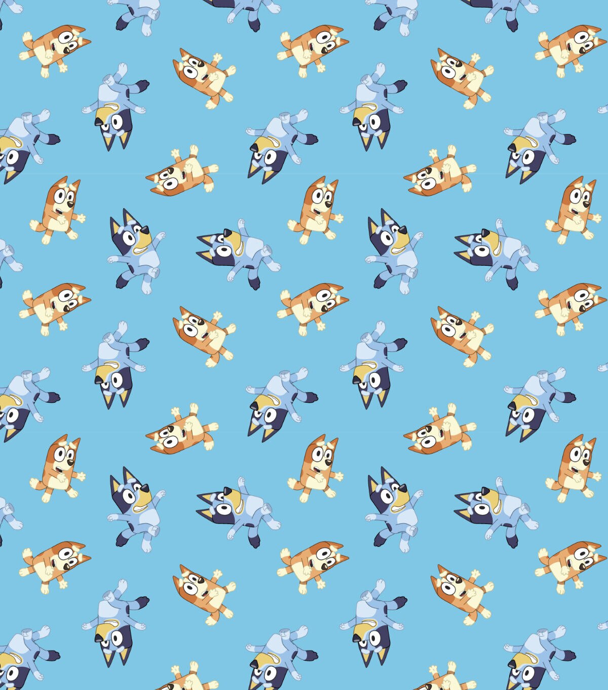 Bluey   Bingo Blue Cotton Fabric