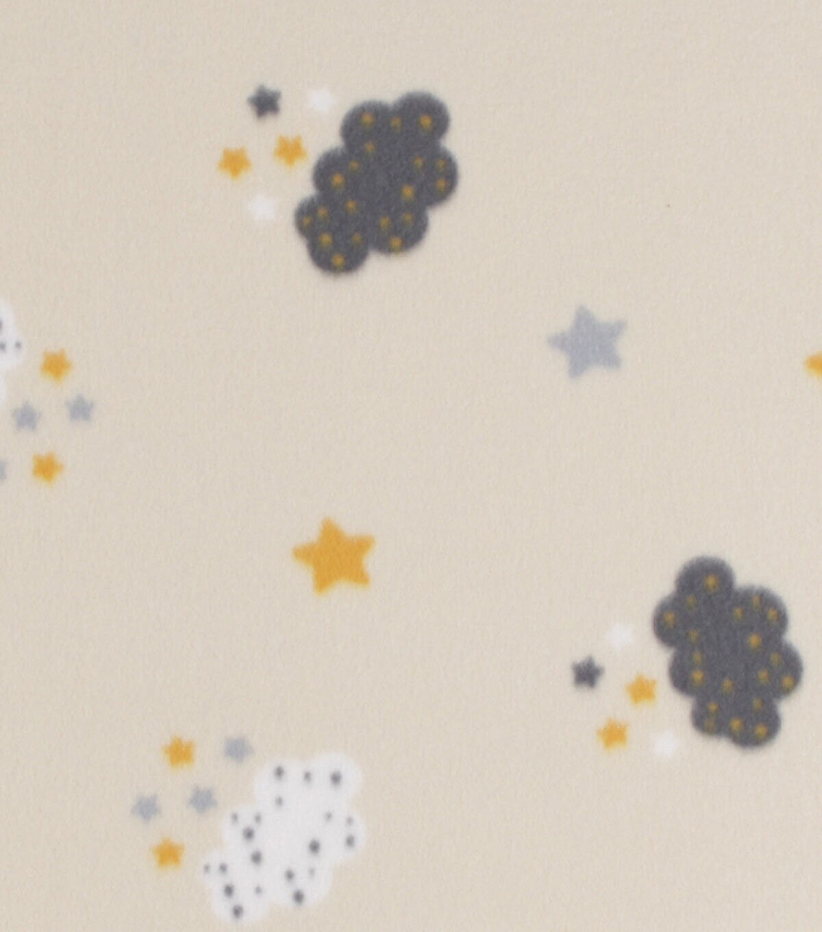 Clouds   Stars Blizzard Prints Fleece Fabric