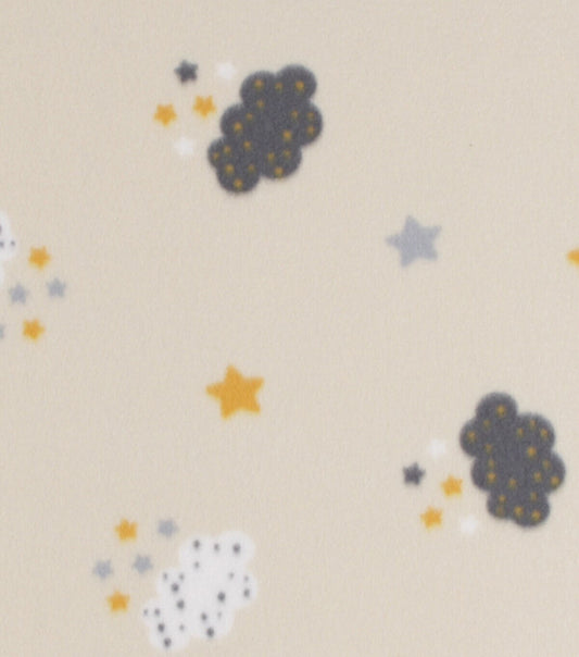 Clouds   Stars Blizzard Prints Fleece Fabric