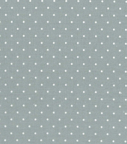 Aspirin Dots on Gray Quilt Cotton Fabric by Quilter s Showcase