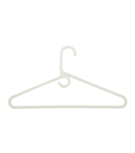 Honey Can Do 16.5 x 9 White Plastic Heavy Duty Shirt Hangers 18pk