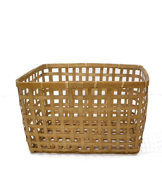 16 x 11 Bamboo Weave Basket by Place   Time