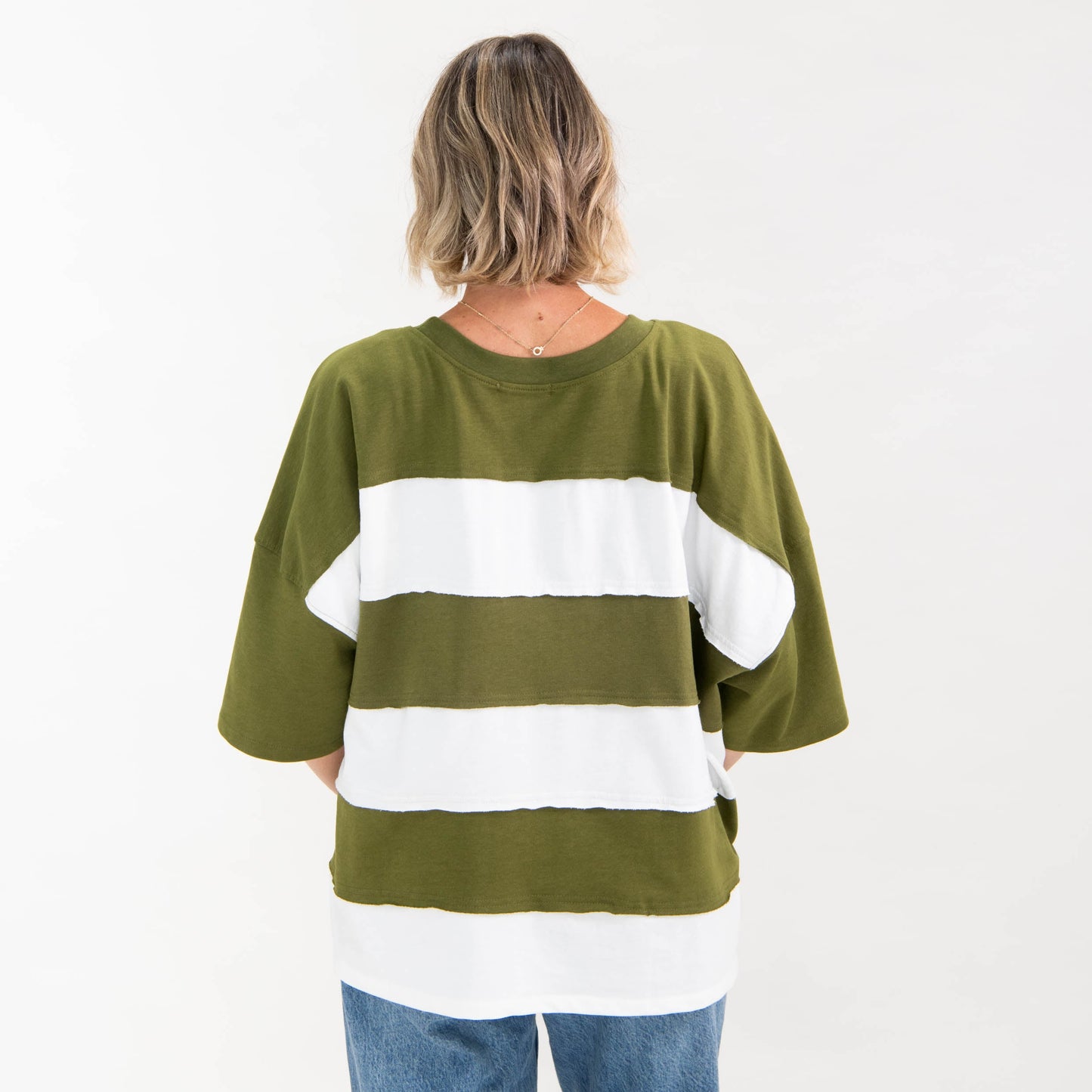 Amen Oversized Stripe Tee