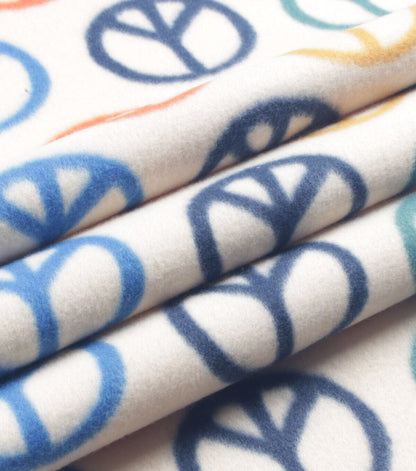 Earth Peace Blizzard Prints Fleece Fabric