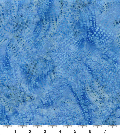 Blue Blenders Batik Cotton Fabric