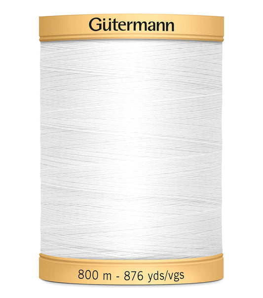 Gutermann Natural Cotton Thread Solids 876 yd