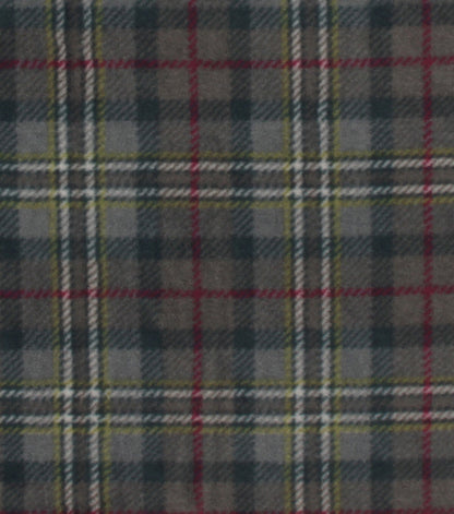 Olive Plaid Anti Pill Fleece Fabric